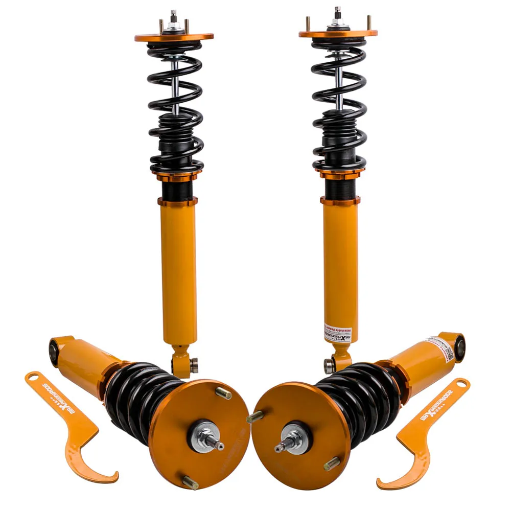 MaXpeedingrods Coilover Spring Shock Struts For Nissan Skyline R33 GTS GTST GTS25 RB20DE RB25DE RB25DET 1993-1998 Shock Absorber