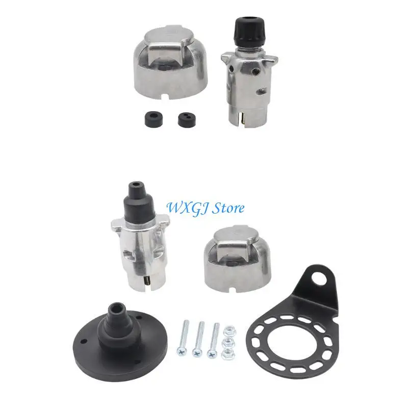 

37JE 7 -контактный адаптер разъем прицепа 12 В буксировка буксировки водонепроницаемые штекеры