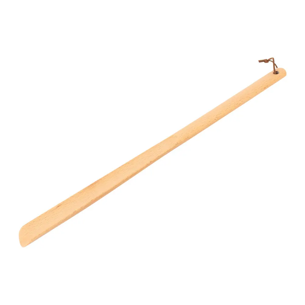 Wooden Shoehorn for Easy Shoe Wearing – Smooth, Comfortable Grip Shoe Lifter for Elderly and Pregnant Users