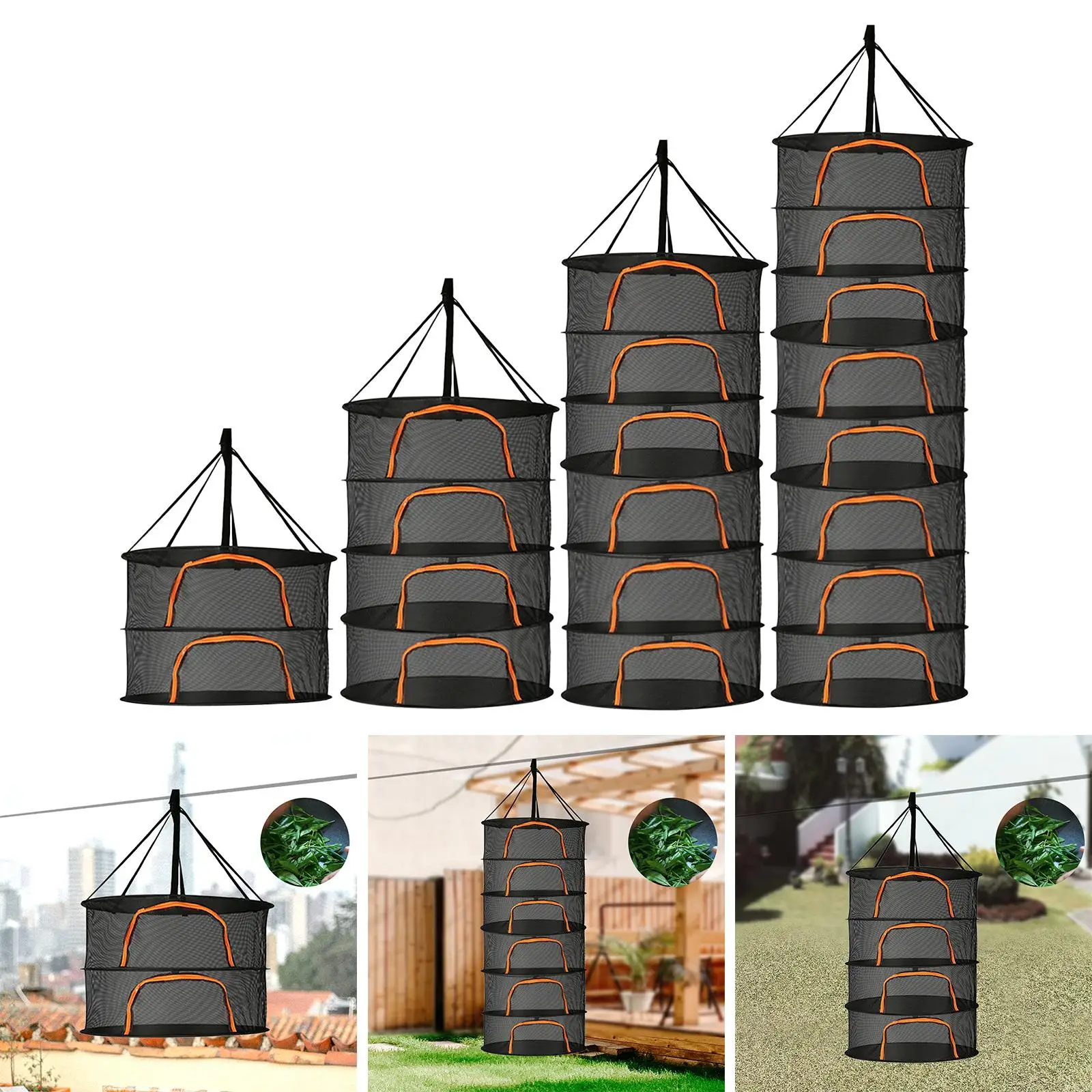 Plants Drying Rack Foldable Mesh Hanging Plant Dryer Hanging Drying Fish Net for Tea, Dolls, Vegetables, Meat, Fruits