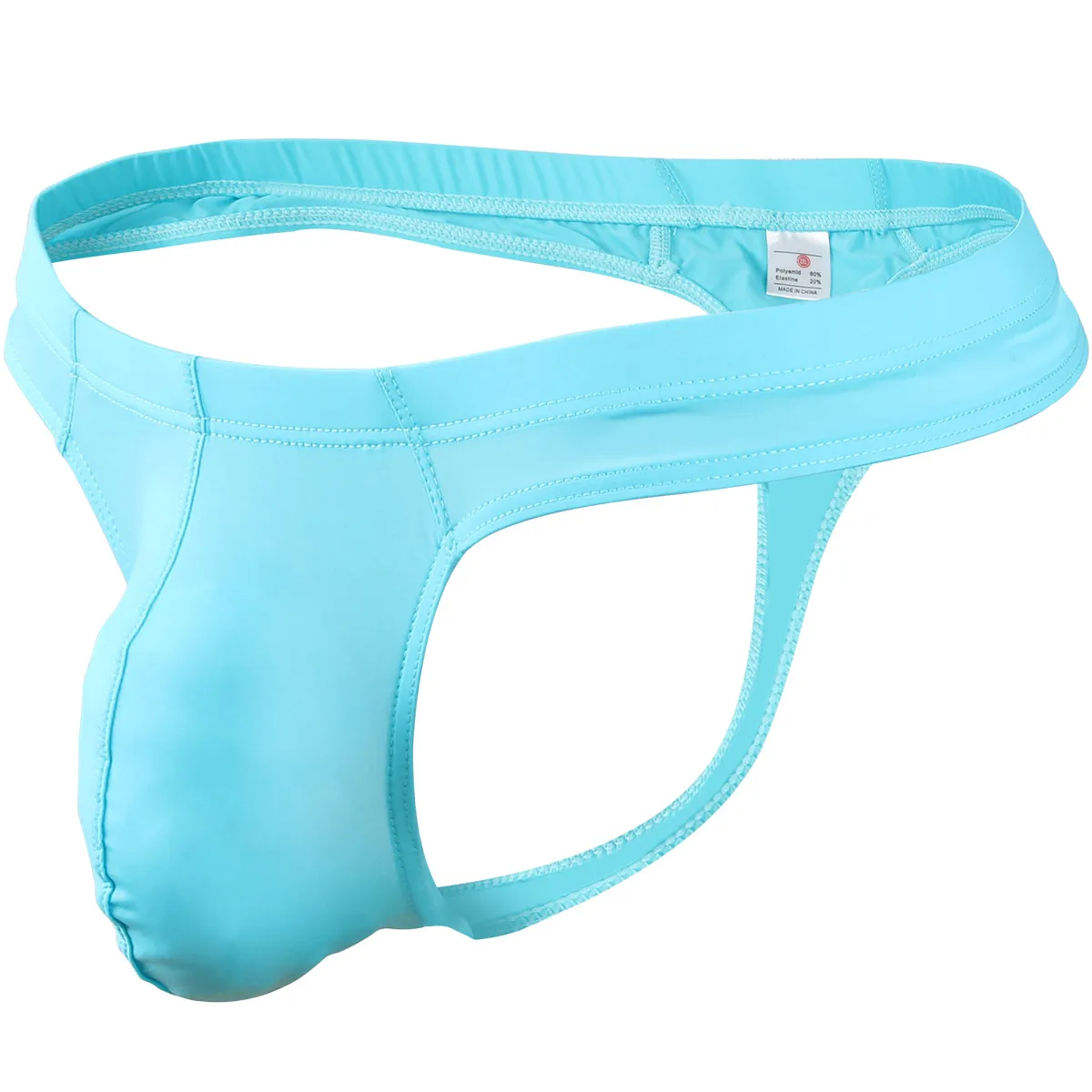 1/2/3 PCS Men Solid G Strings Thong Underwear Ice Silk Sissy Tanga Hombre Jockstrap Penise Bag Breathable Thin Men Underwear