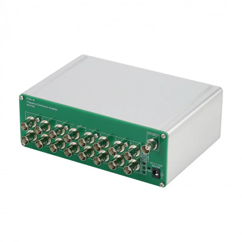 

FDIS-16 Frequency Distribution Amplifier with 16 Ports to Output Square Wave TTL Level (BNC-5Vpp)