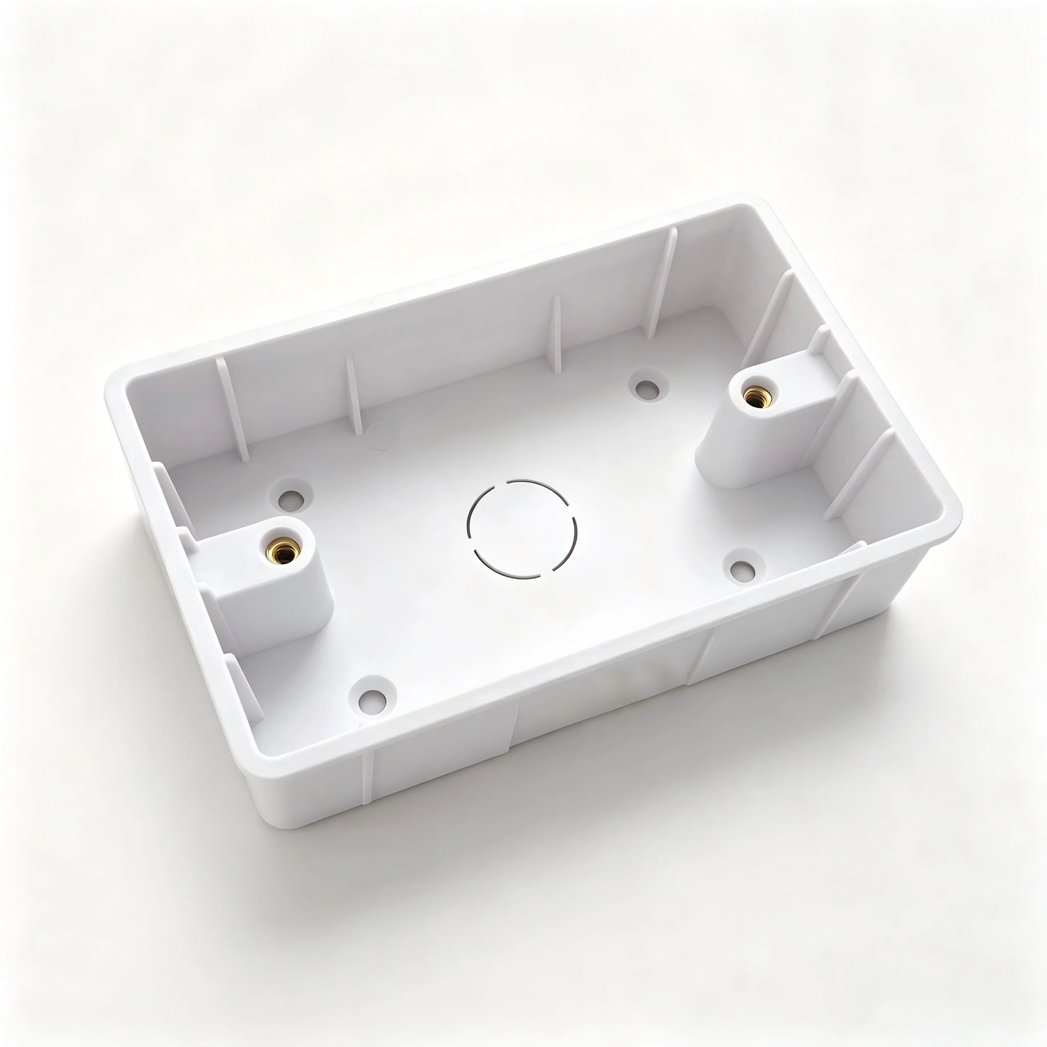118 Type Surface Mounted Wall Switch Socket Mounting Box, PVC Back Box, 6 Pack 10 Pack
