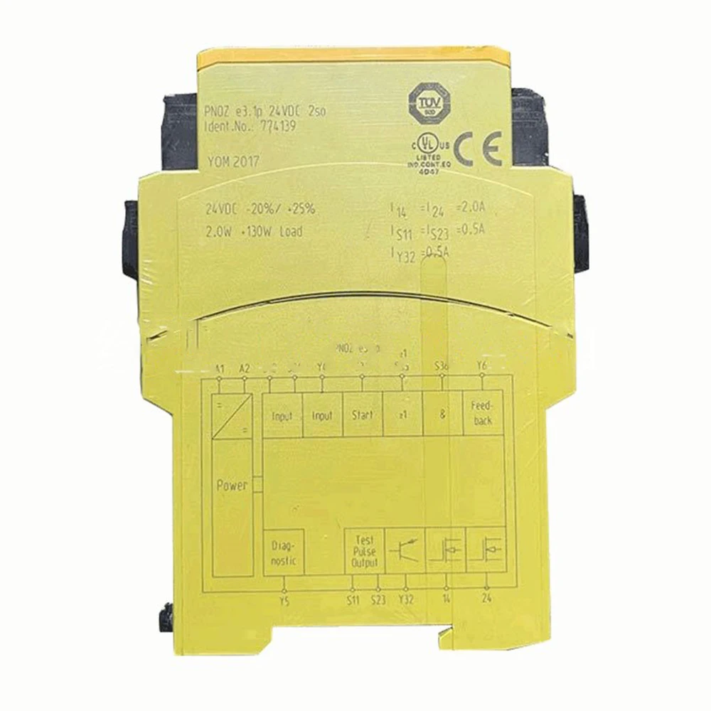 

New for Pilz PNOZ e3.1p 784139 24V Safety Relay Module in Box