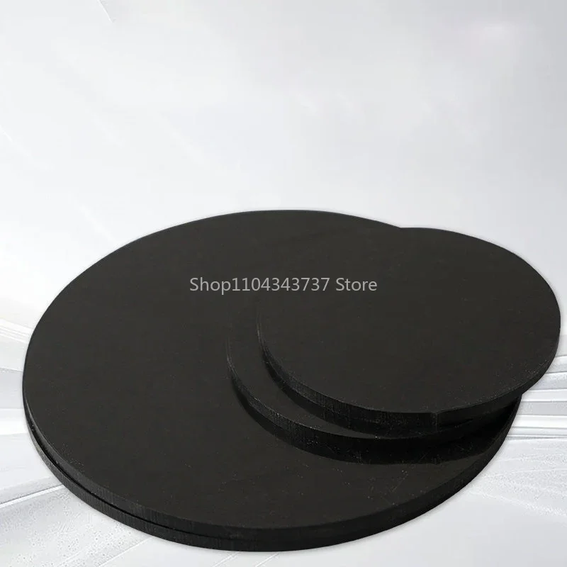 Black ABS sheet, plastic thin plate, circular disc, ABS plastic circular sheet, diameter 80~350mm