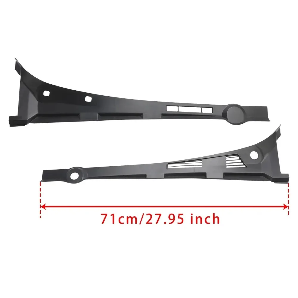 For BMW E36 4 Door 1992-1998 High Quality Front Windscreen Wiper Motor Cover Cowl Trim Hood Water Guide 51711960843 51711960844