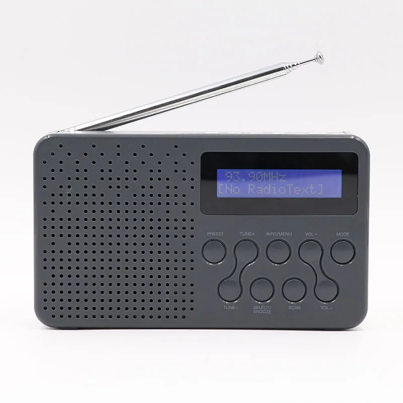 TFT Digital Radio Dab Radio Fm Am Portable Radio With Ear Phone Jack Output