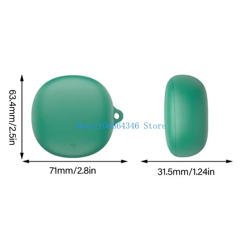 غطاء حماية متعدد الألوان لسماعات الأذن اللاسلكية iFLYBUDS Pro3 مع متانة من السيليكون الناعم وخطاف حلقة تسلق محمول