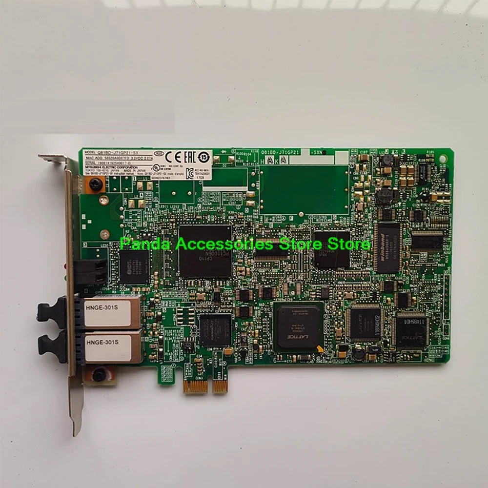 

PLC Fiber Optic Communication Board Q81BD-J71GP21-SX Acquisition Card