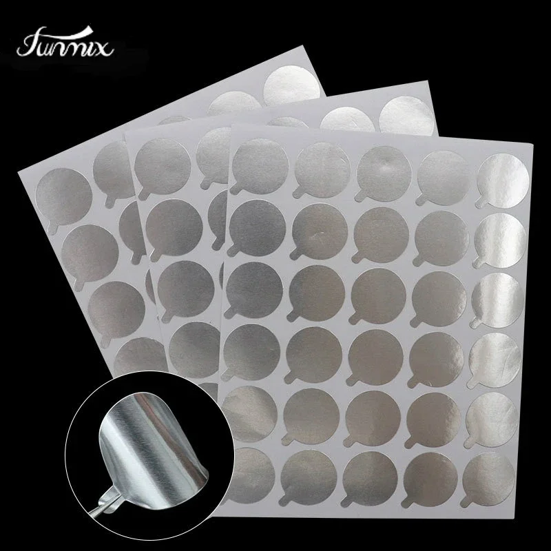 300Pcs Disposable Eyelash Glue Holder Foil Pallet Eyelash Extension Glue Pads Lashes Stickers Stand on Eyelash Jade Stone