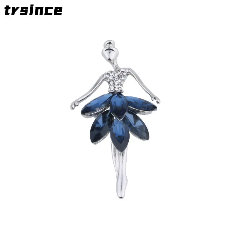 

Classic Creative Dancing Girl Brooch Plant Flower Animal Series Brooches Famous Design Jewelry Badge Women Clothing Accessories