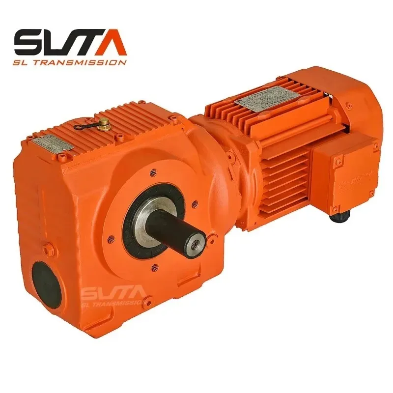R Series Industrial Gearbox Inline B5 Flange Helical Reducer Motorreductor Gearreducer New Generation Technology