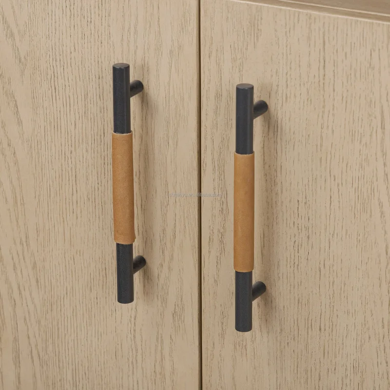 custom.MYHOME Luxury 2026 Modern Style Solid Oak 4-Door Sideboard Display Cabinets with Customizable Sizes & Colors Dining R