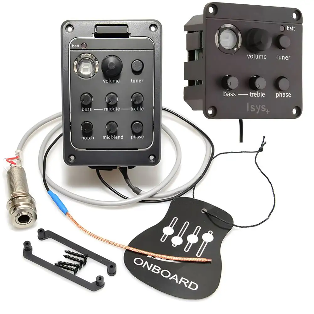 

201 Piezo Equalizer Guitar Piezo Pick Guitar Tuner Blend 4 Band Acoustic Guitar Soundhole EQ Parts Accessories for Presys+