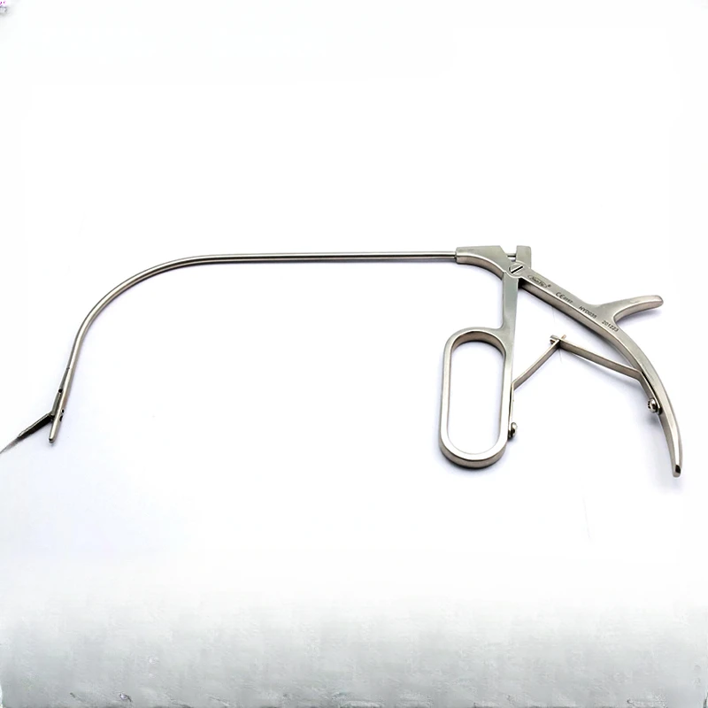 Surgical instruments for laryngology in the field of facial features, such as fishbone forceps, indirect laryngeal forceps