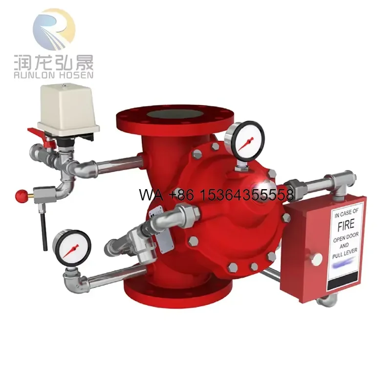 Wmwmnu For UL FM Flange Deluge Alarm Valve Fire Fighting Protection System Manual Sprinkler System Pipes