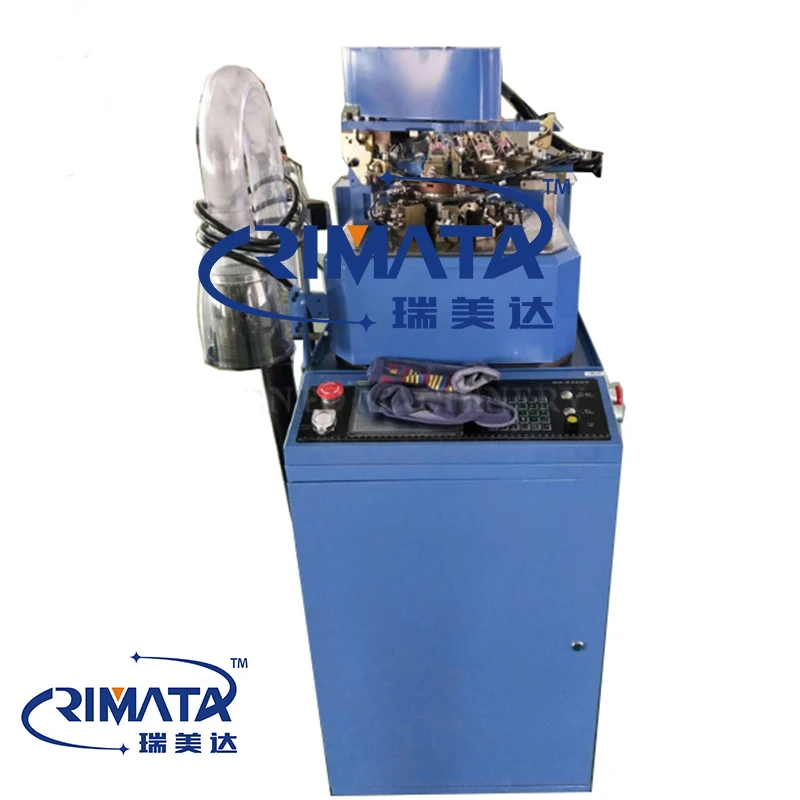 123Hot RIMATA 6F Automatic Warp Seamless Sock Knitting Machine CE Certified Manufactured in China
