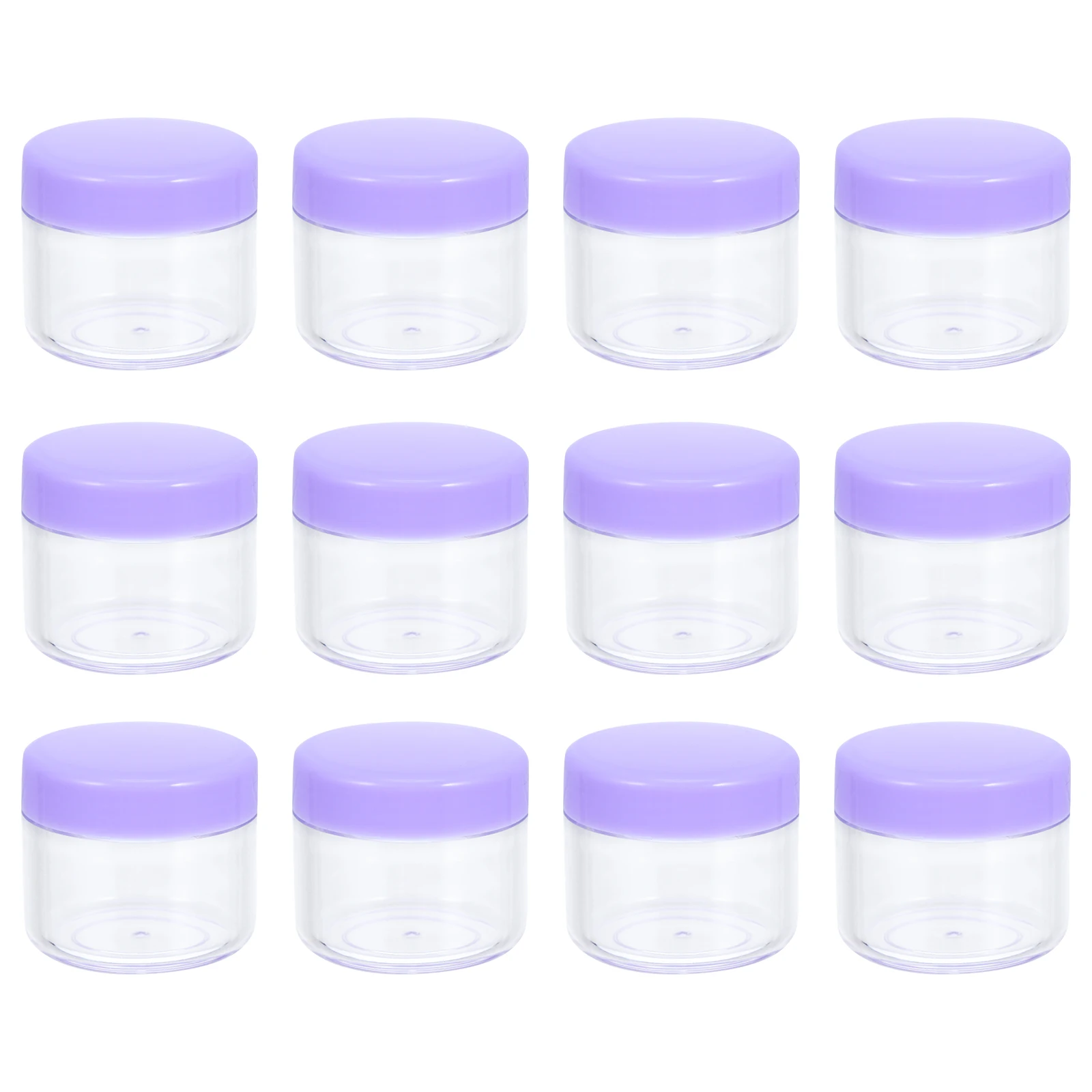 

20 Pcs Boxes Toiletry Bottles Plastic Jars Travel Sub Lightweight Storage Containers Lightweight Cream Bottles For Powder Liquid