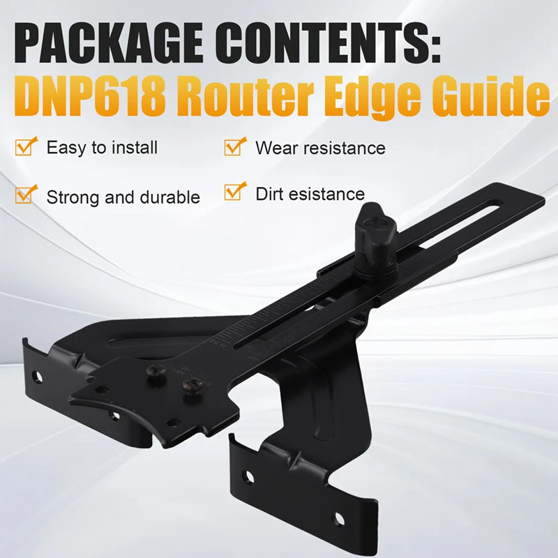 Router Edge Guide For Fixed Base Compact Router (DNP618), Straight Edge Guide For Quickly Attached To Router Fixed Base