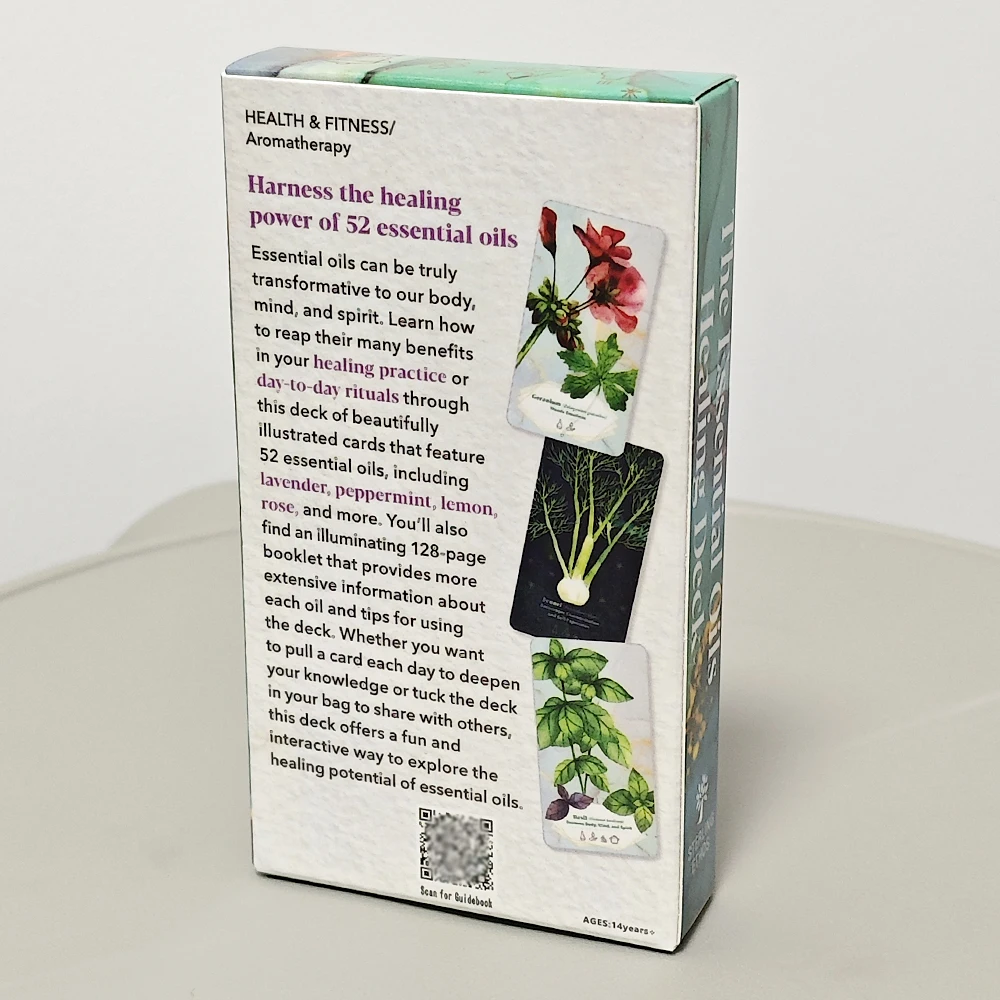 11*6 سم سطح شفاء الزيوت الأساسية لتعزيز الجسم والعقل والروح 52 بطاقة #6