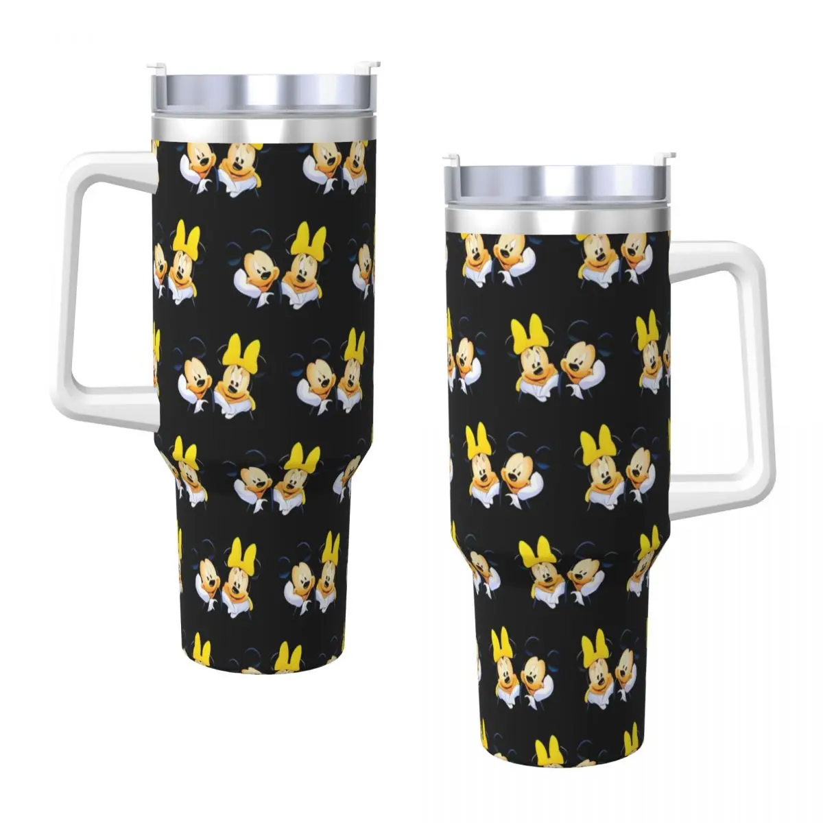 

Mickey Minnie Stainless Steel Tumbler Camping Mugs Cup Large Capacity Coffee Mug Keep Heat Cold Drink Milk Tea Water Bottle