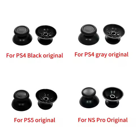 50pcs Original New 3D Analog Joystick Stick Module Cap for PS5 Ps4 Game Pad Ns Switch Pro Controller Thumbstick Button Cover
