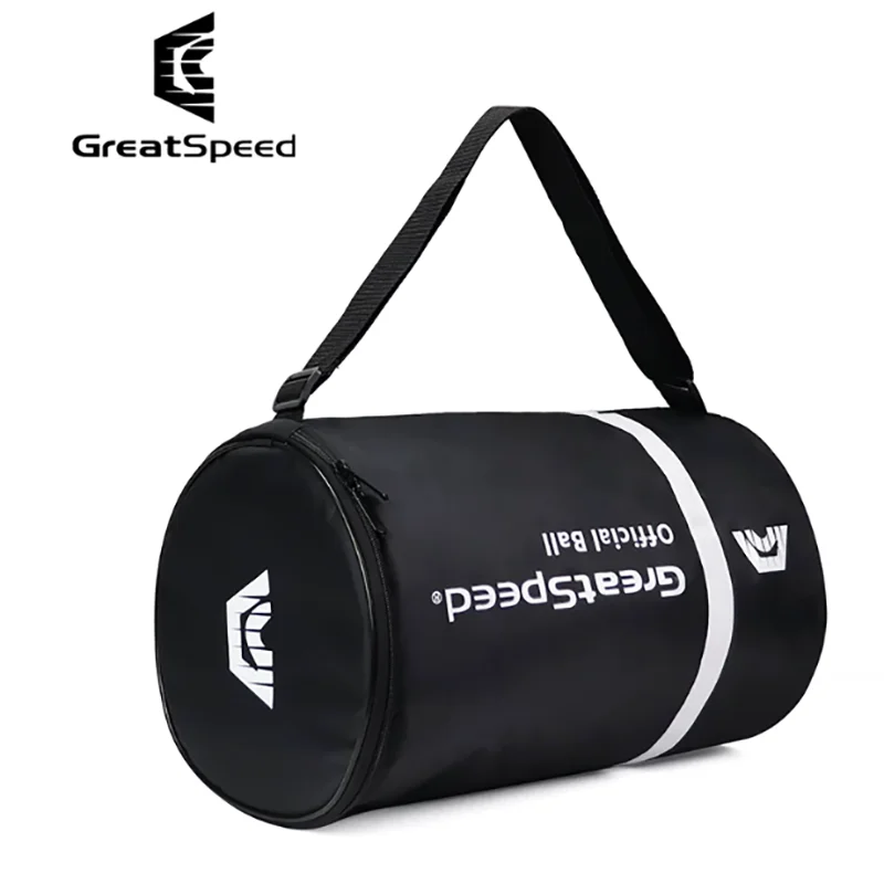 GREATSPEED Tennis Bucket Bag with Insulation Layer Large Capacity Portable Can Hold 60 Balls Single-Shoulder Tennis Tube Pack