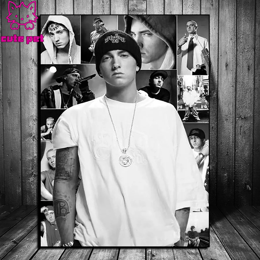 Diamond Painting Canvas Pictures EMINEM In His Youth Cross Stitch Diamond Embroidery 5D Full Square round Drill Handmade decor