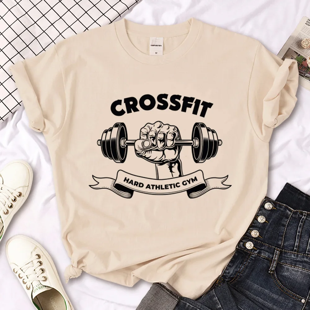 Crossfit Tshirt Women Anime Japanese Manga T Shirt Female Streetwear Clothes  Short Sleeve Casual Tops Activewear t shirts