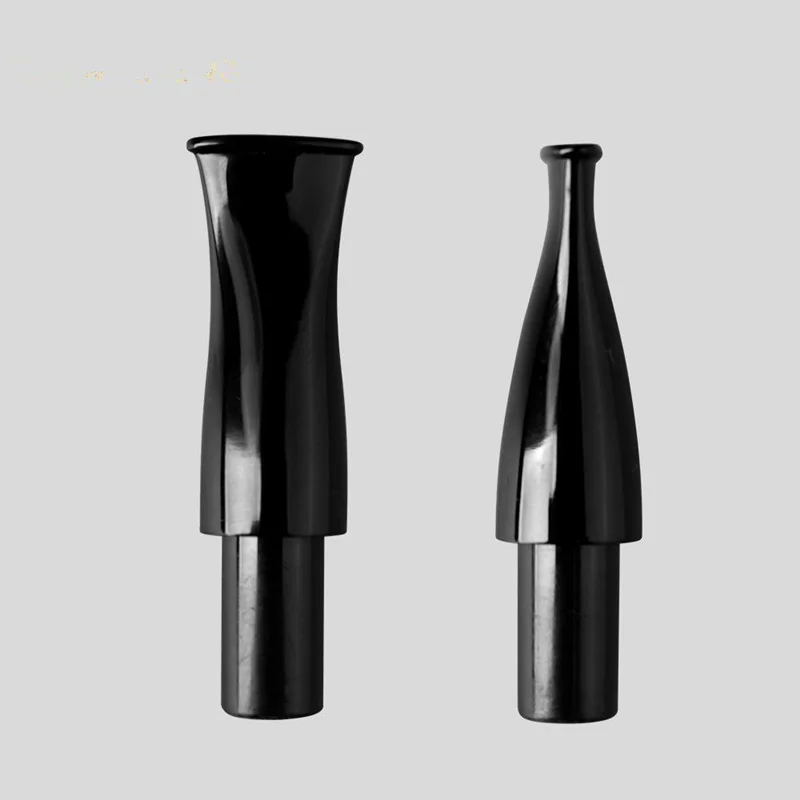 Acrylic Tobacco Short Mouthpiece for Tobacco Pipe Smoking Pipes Mix Flexible Choice Handmade Acrylic Stems Black Stems