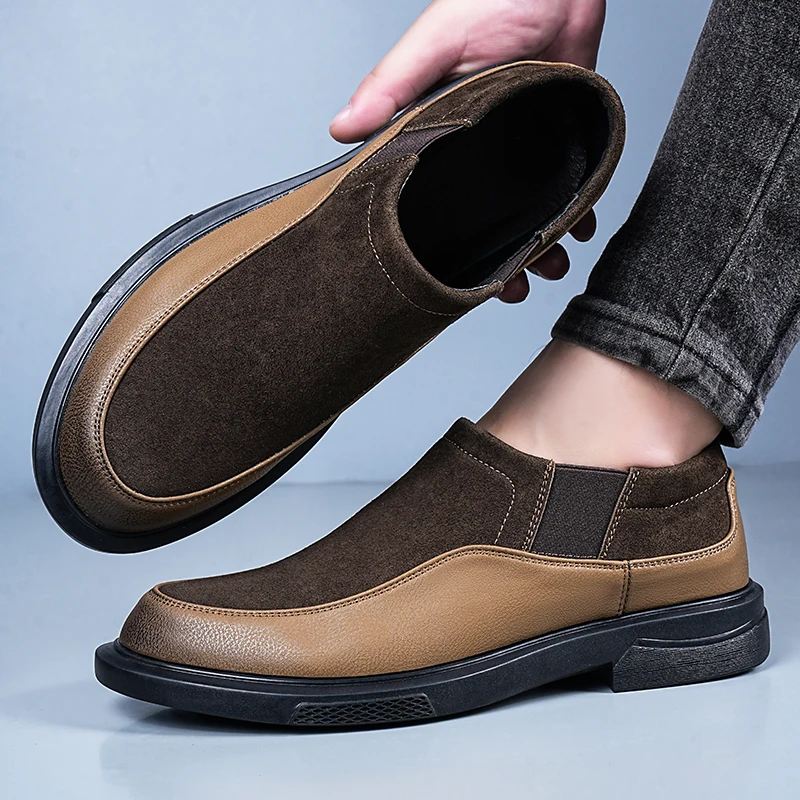 

Men's Business Casual Shoes Elegant retro British style Dress up party Office or work High quality adult shoes 38-48 New