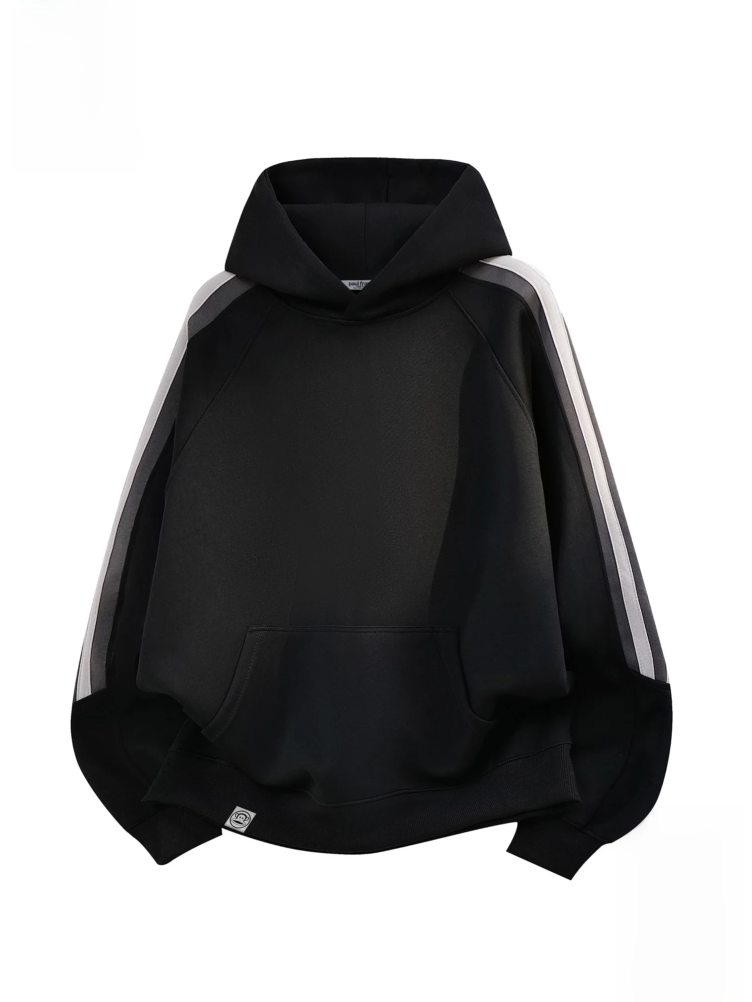 

PaulFrank Heavyweight Hooded Long Sve Sweatirt Men's Winter Loose Striped Casual Top Comfortable Polyester Cotton Blend