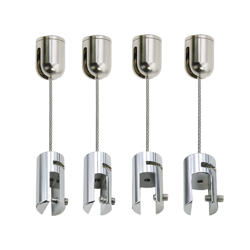 1.5mm Retractable Rope, Steel Wire Rope Hanging Picture 304 Stainless Steel Acrylic/Billboard Fixture Hanging Sling