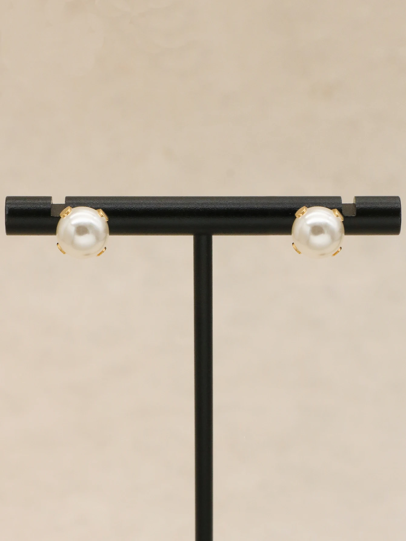 1pair/2pcs French Romantic Pearl Imitation Earrings Grand And Luxury Small And Popular Design Women\'s Fashion Accessories
