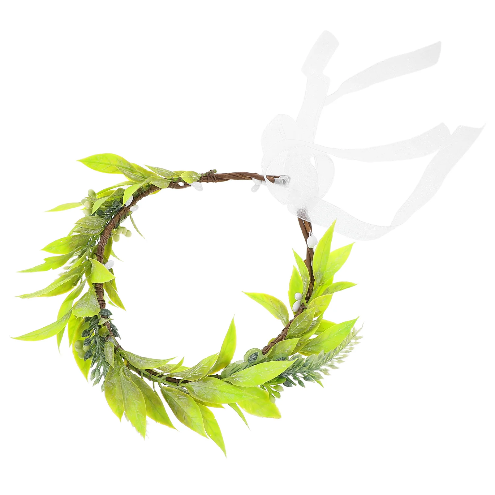 

Artificial Eucalyptus Flower Crown Soft Comfortable Kids Floral Hair Wreath For Tea Parties Spring Events Boho Wedding