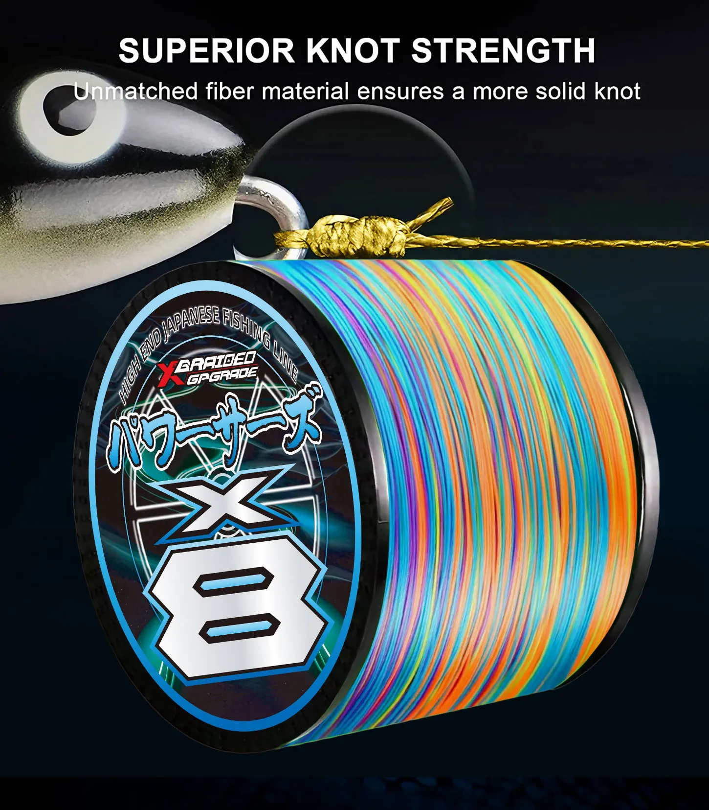 Neue YGK X4/8 Geflochtene Angelschnur 500/1000/3000M Multifilament PE-Schnur für Karpfenangeln Salzwasser Pesca – Detail 7