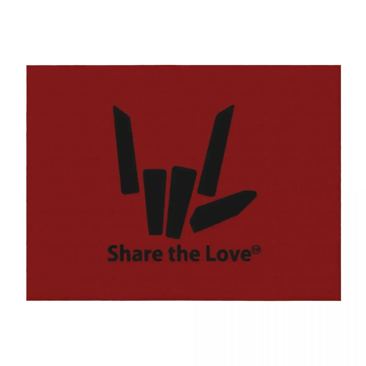 

share the love Throw Blanket Multi-Purpose Sofa Throw Custom Camping Blankets