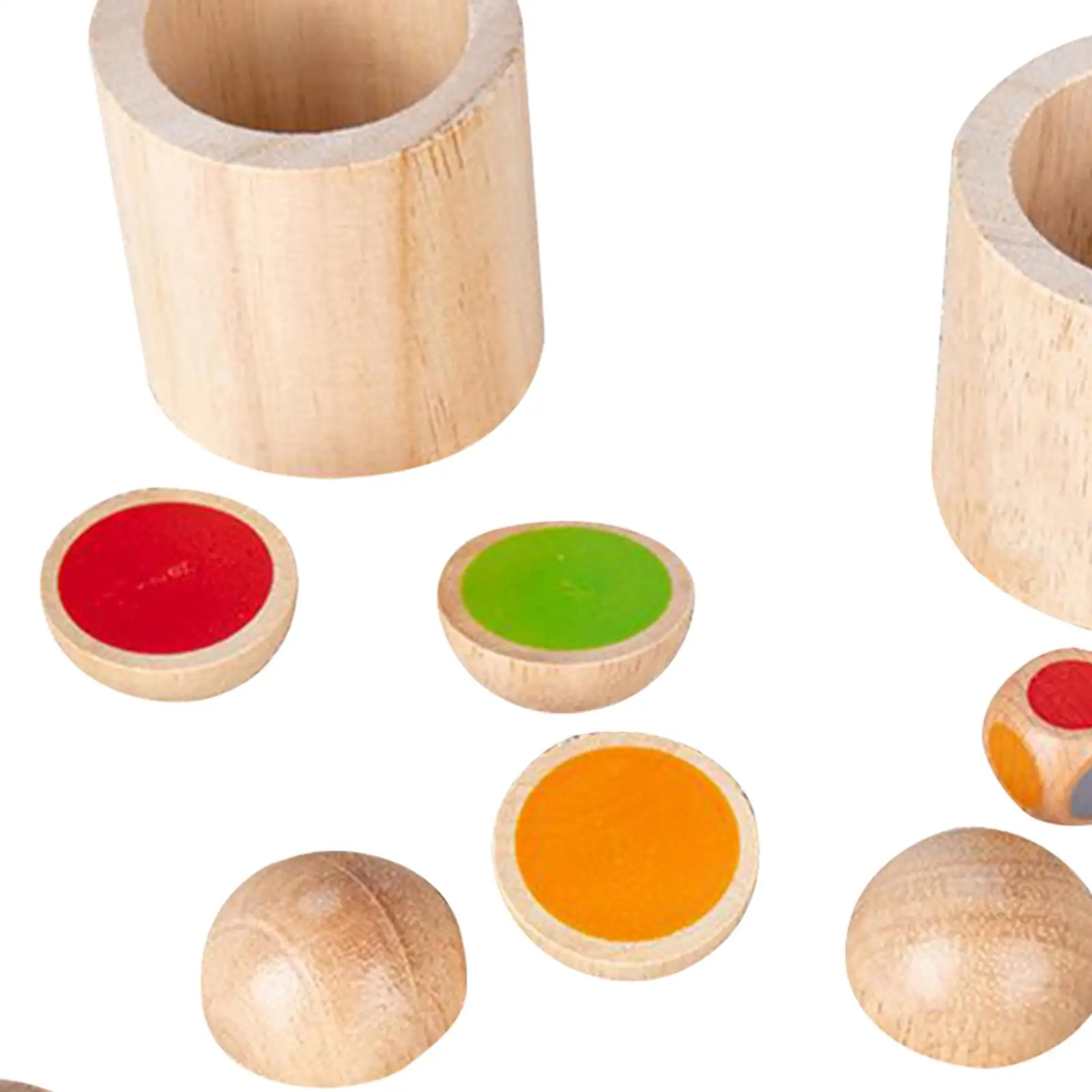 Jeu explorez ecs en bois avec secousse de mémoire, jouet en couleurs, dés à lancer