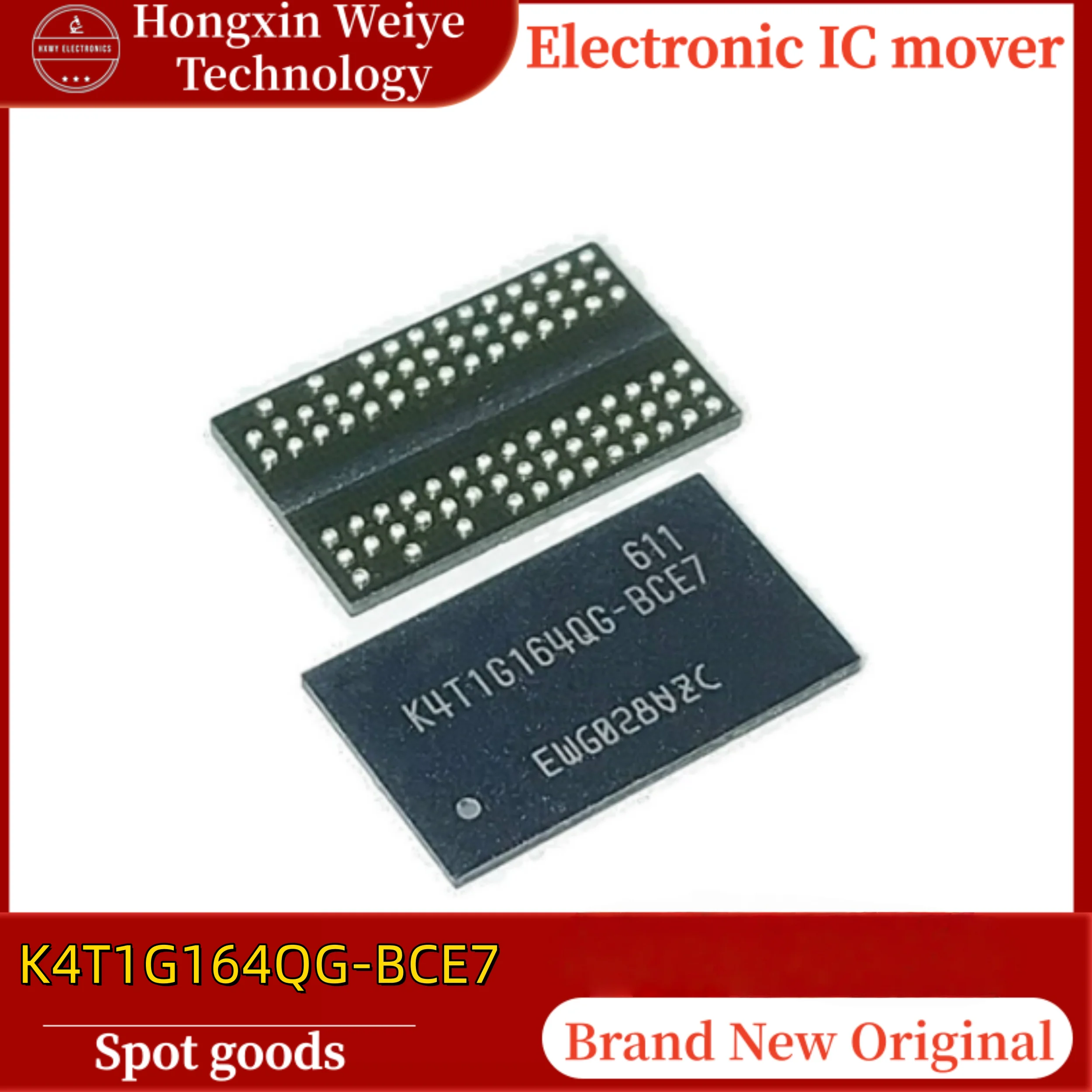 5/20 PCS K4T1G164QG-BCE7 FBGA-84  K4T1G164QG  DDR2 Flash Memory IC Brand New In Stock Fast  Shipping