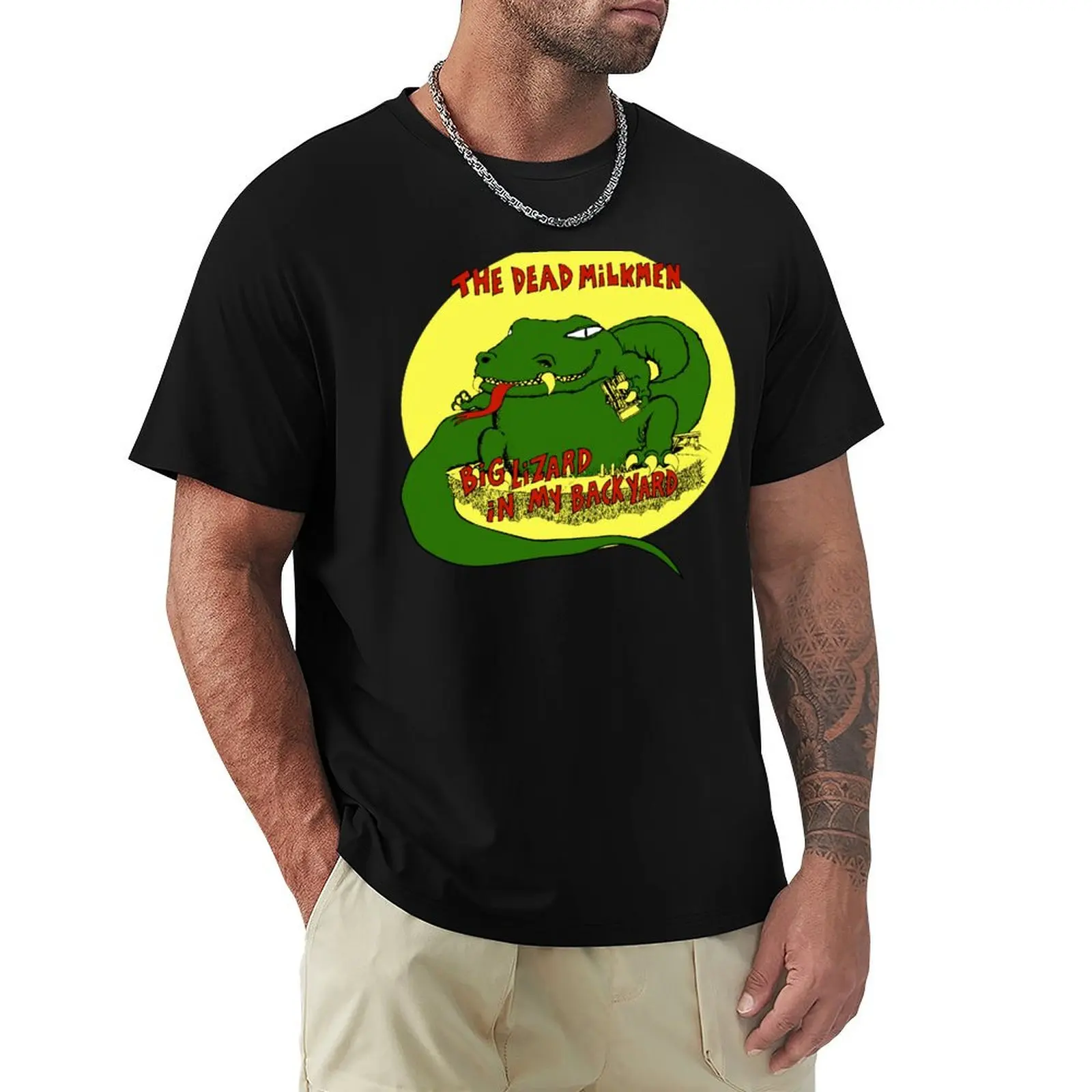

The Dead Milkmen T-Shirt Big Size Crew Neck T-Shirt