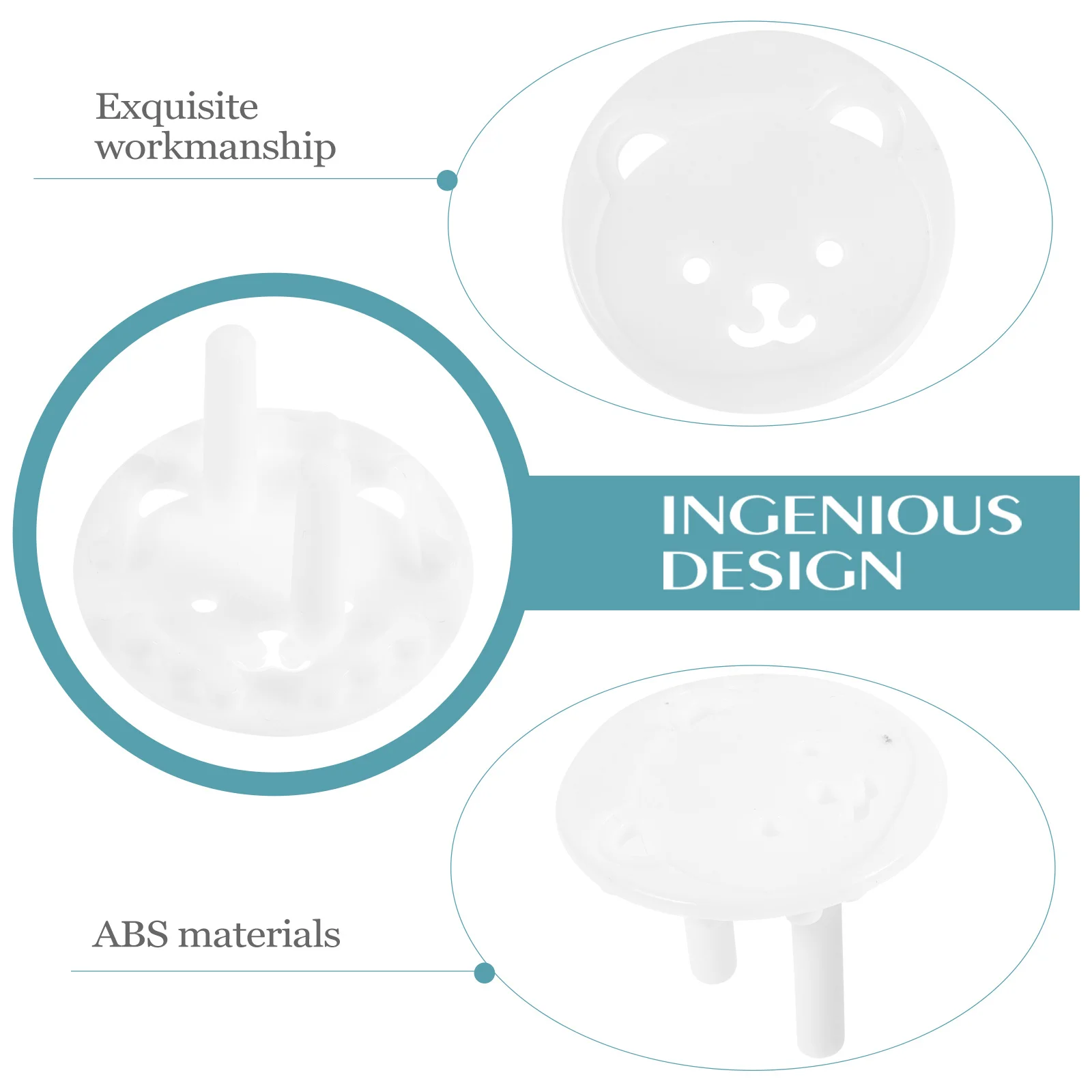 

20pcs Outlet Covers Safety Thickened Rounded Electric Socket Protector For Home Baby Proofing Kit Dustproof Plug Covers