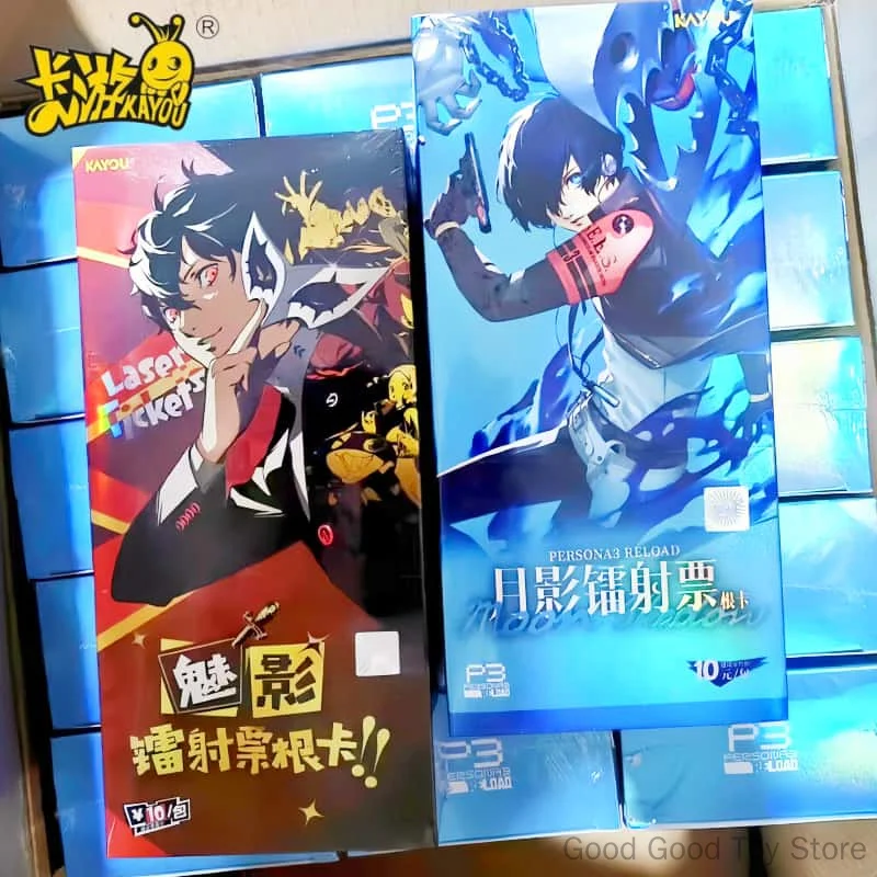 在庫あり-kayou-ペルソナ-3-リロード-5-ジョーカー-マコト-レーザーチケット-ホログラフィック-ファントム-ムーン-シャドウ-限定品-コレクタブル-おもちゃ-ギフト