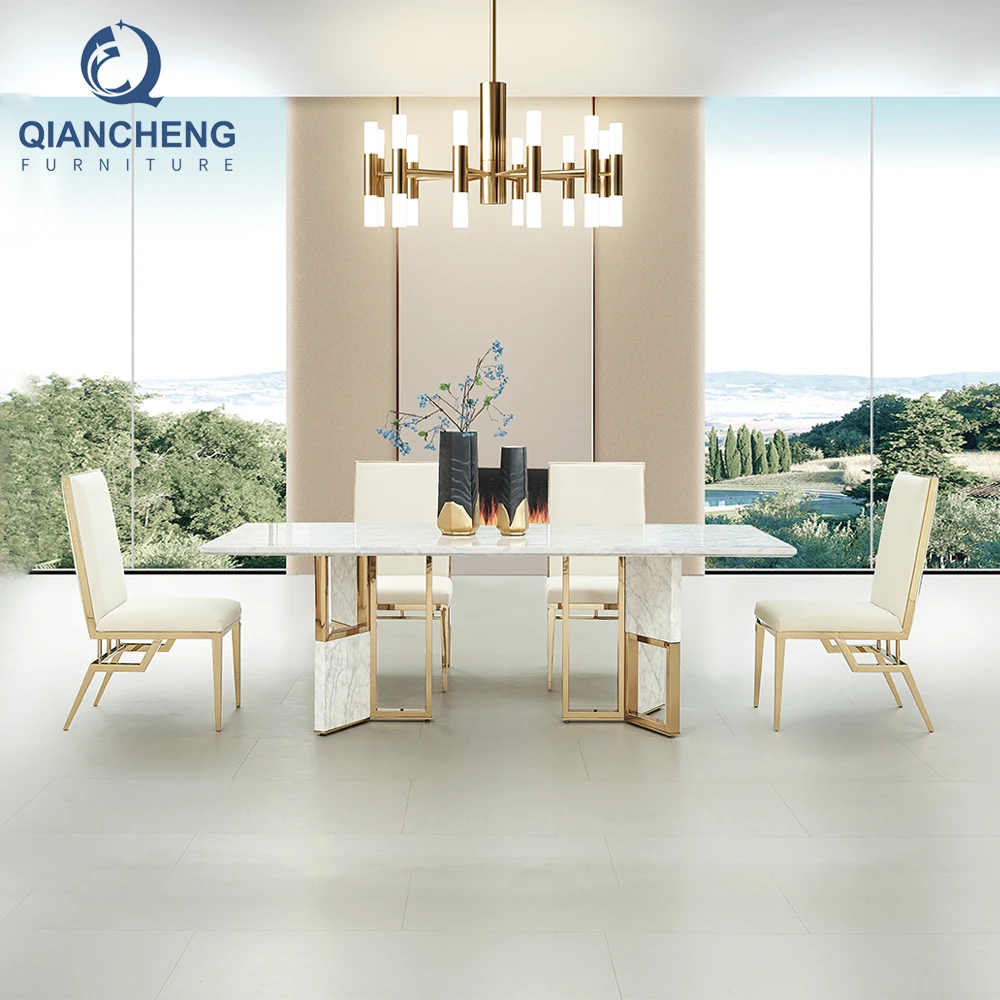 

home decoration marble dinning table chair china 1688 online supplier living room furniture gold dining table stainless steel