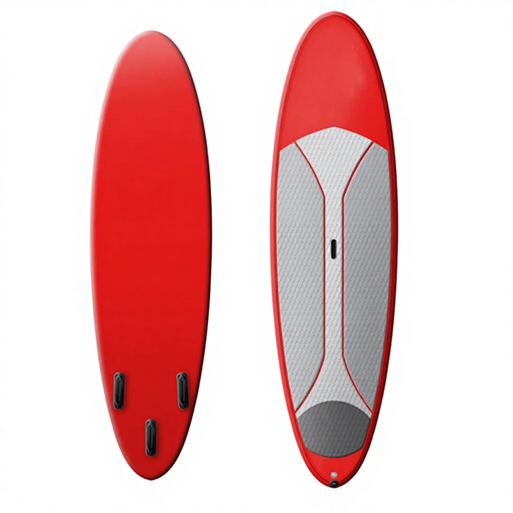

Надувная SUP-доска 12'6 футов, красная, для использования в океане, унисекс