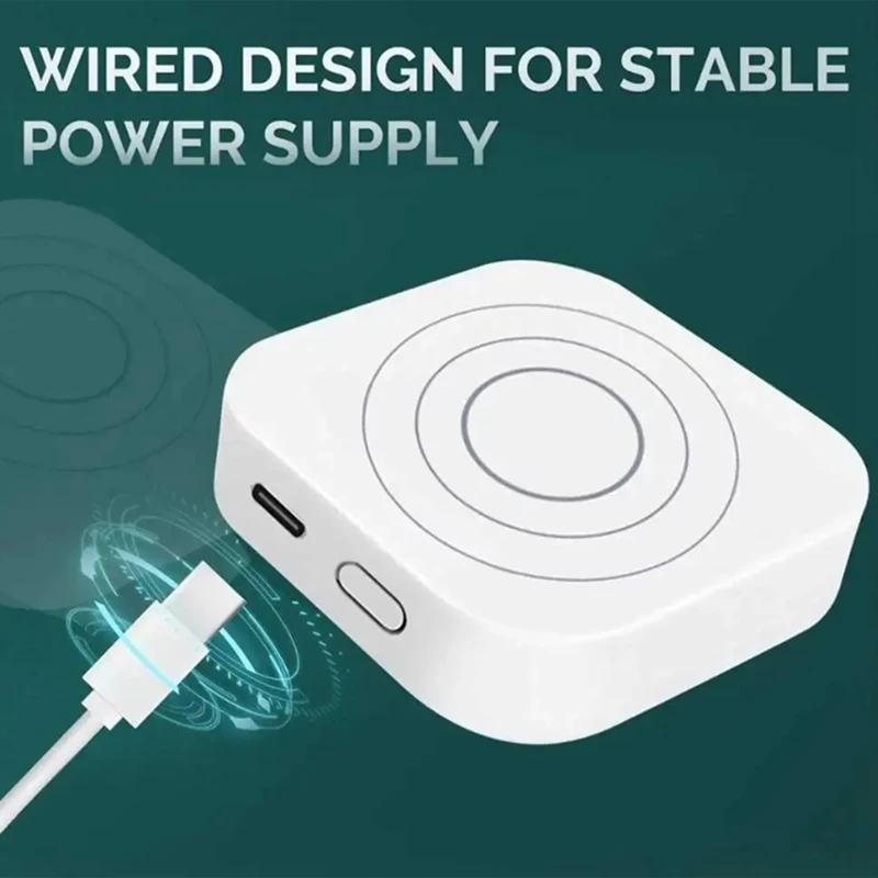 Zigbee Rilevatore di presenza umana Sensore del corpo umano Rilevatore di onde millimetriche 24G Sensore di movimento Funziona con Tuya Alexa, Durevole