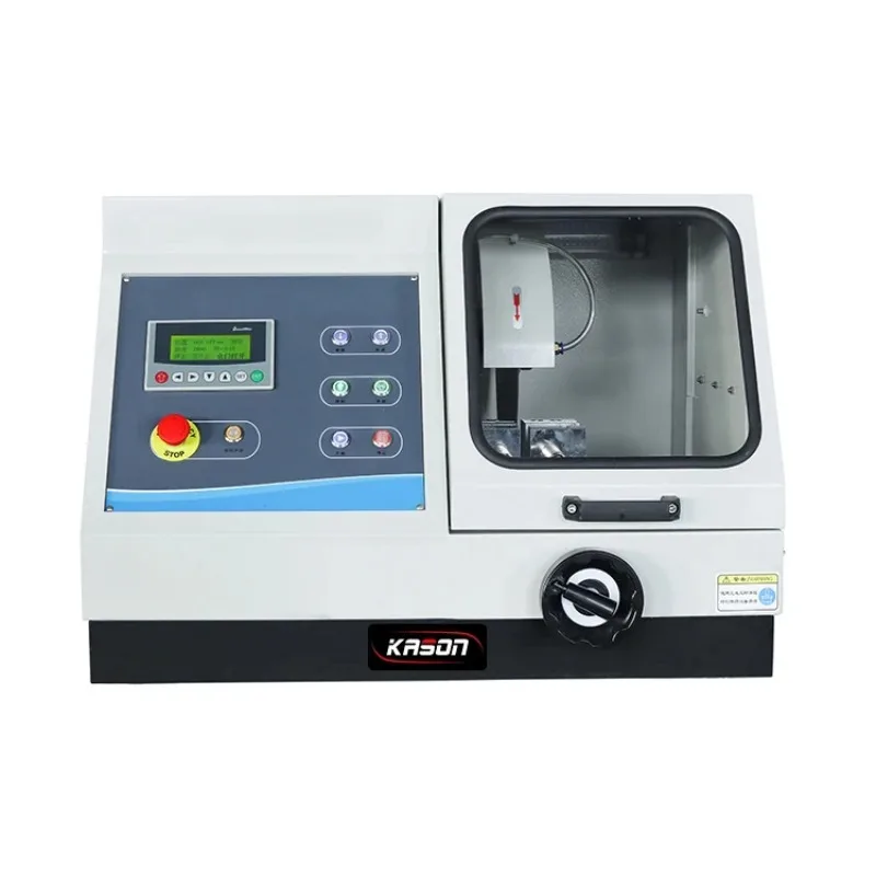 HST-Q80Z Lab Grade 80mm Metallographic Automatic Cutting Machine 2100rpm Manual & Auto Modes 1 Year Warranty Testing Equipment