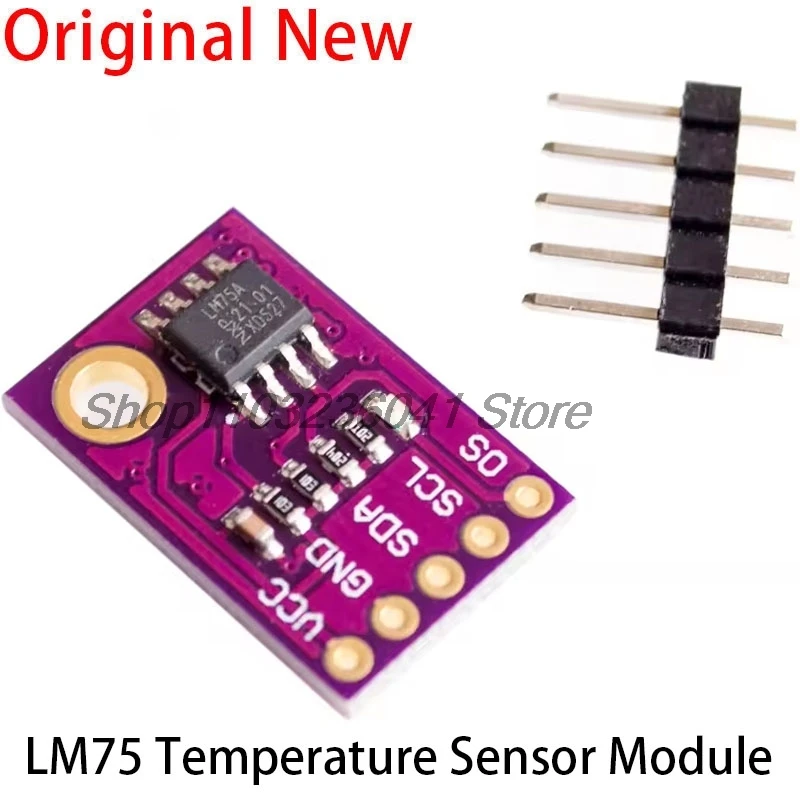 LM75 LM75A Temperature Sensors Module High Speed I2C Interface High Precision Board Module For Arduino