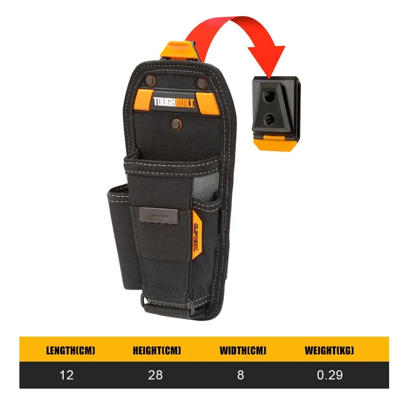 TOUGHBUILT TB-CT-35-M/L pochette pour pinces-milieu/grand pochette de ceinture à outils spécialisée sac de rangement épais résistant à l'usure