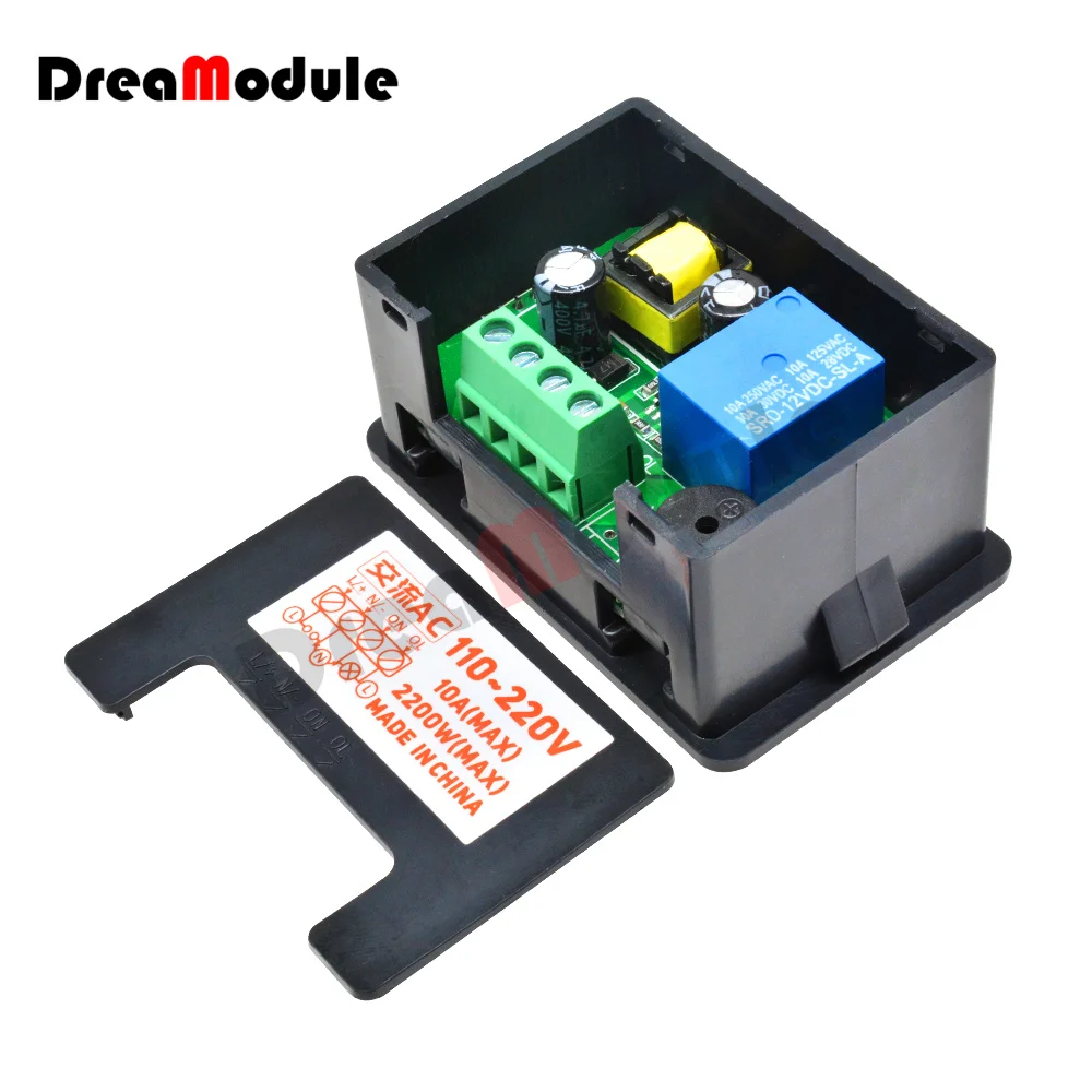 Microcomputer Time Controller DC 12V 24V AC 110V-220V Digital Time Delay Relay LCD Adjustable Timing Relay Time Delay Switch