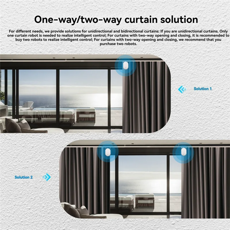 AT63-Tuya Zigbee Smart Electric Curtain Robot Timing Auto Opener Closer Light Sensor App Remote Control